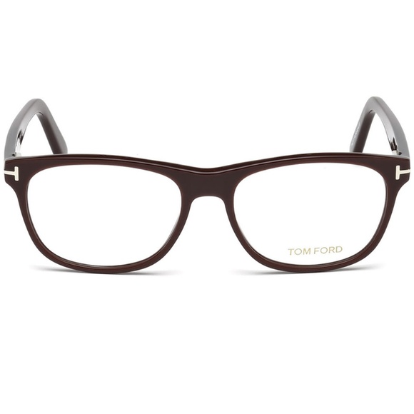 Tom Ford Eyeglasses Shiny Dark Brown w/Demo Lens - Picture 3 of 5